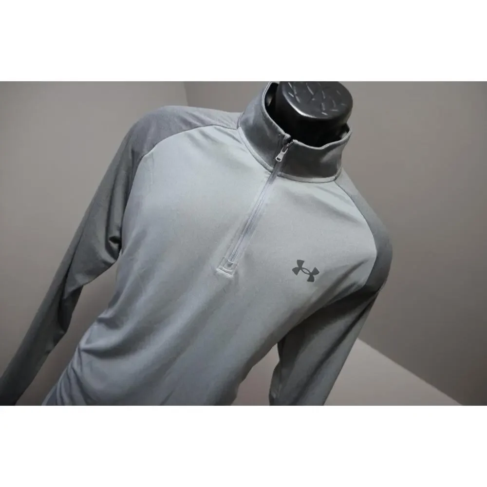 Under Armour 1/4 Zip Jacket Performance Loose‎ Athletic Gray Mens Sz XL